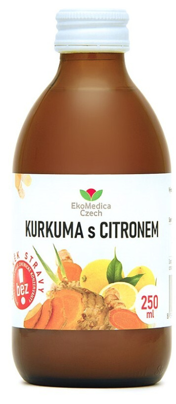 Ekomedica Kurkuma s citronem 250 ml