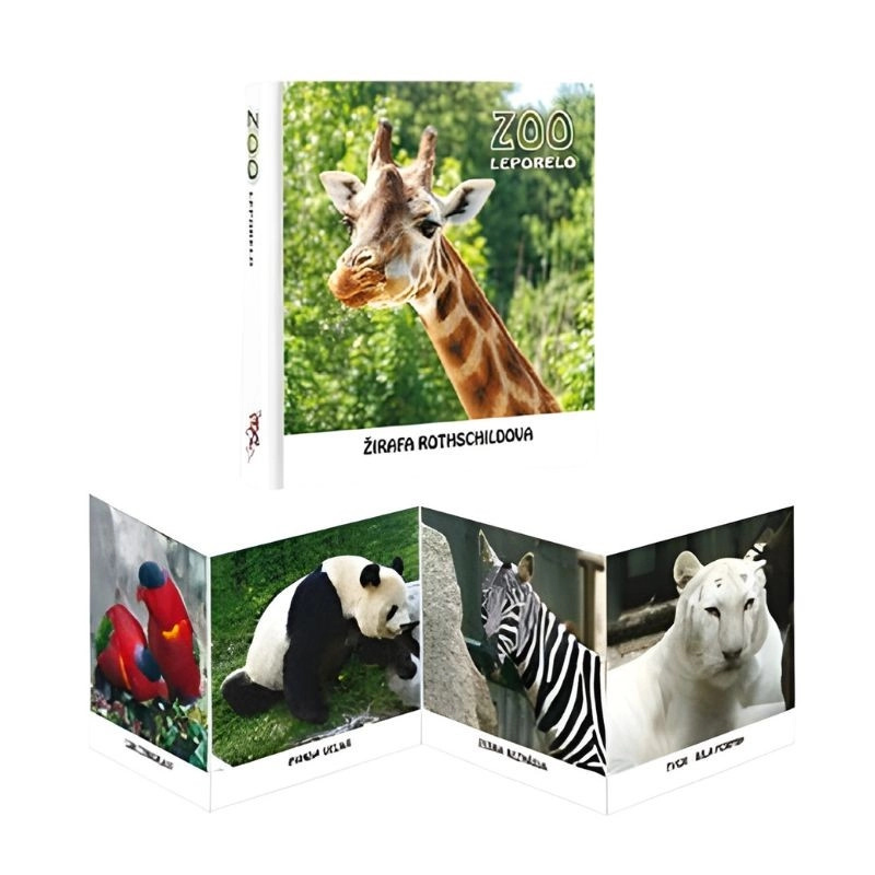 Leporelo ZOO – barevné harmonikové leporelo pro nejmenší