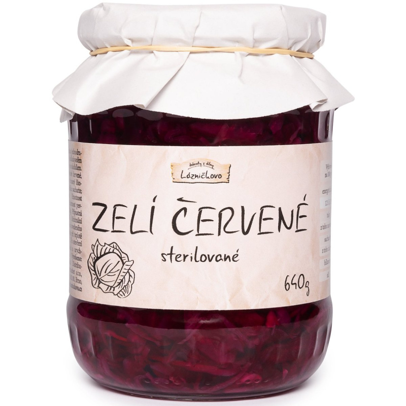 Lázničkovo zelí červené ve sladkokyselém nálevu