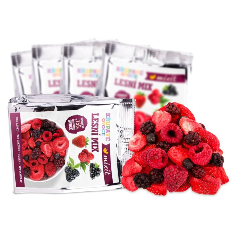 Křupavé ovoce Mixit - lesní mix, 20 g