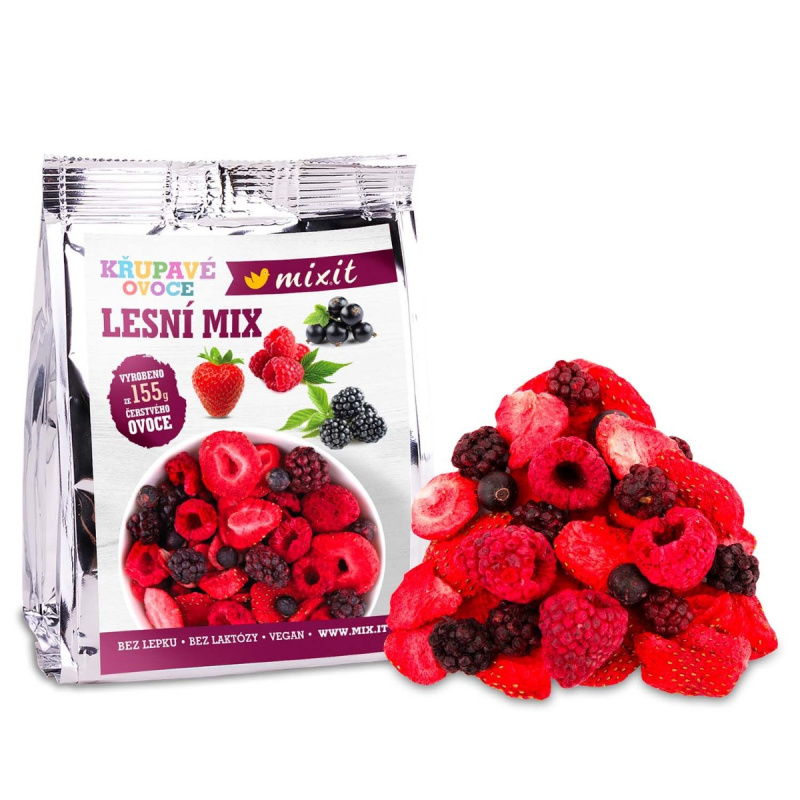 Křupavé ovoce Mixit - lesní mix, 20 g