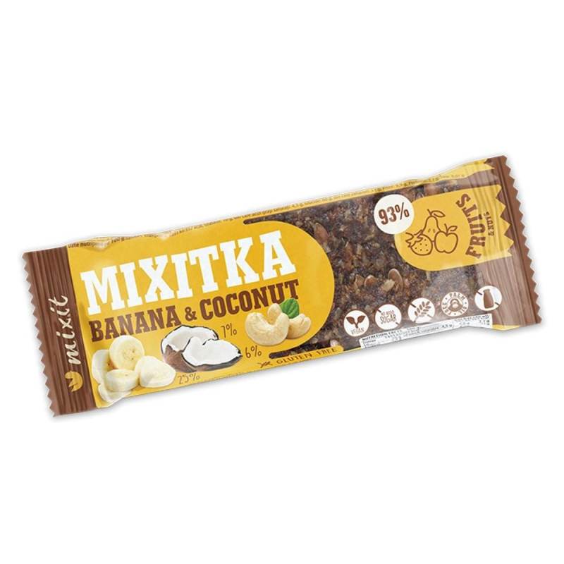 Mixit Mixitka BEZ LEPKU Banán + Kokos