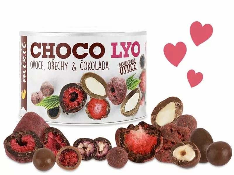 MIXIT Křupavé ovoce a ořechy v čokoládě 180 g