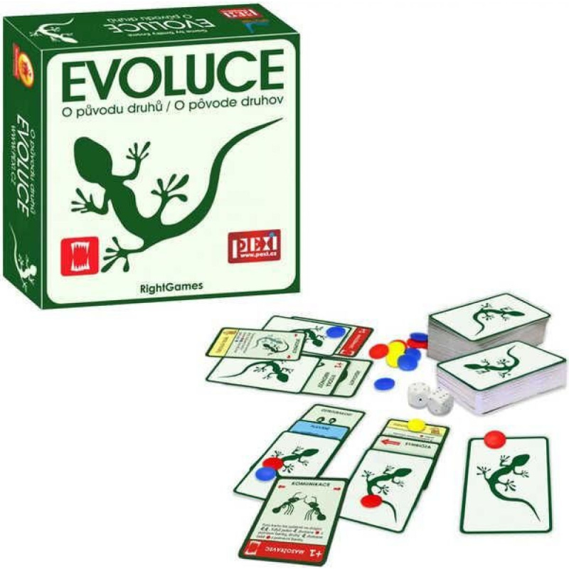 Evoluce - O původu druhů společenská hra v krabici 19x19x5cm (Hra roku 2011)