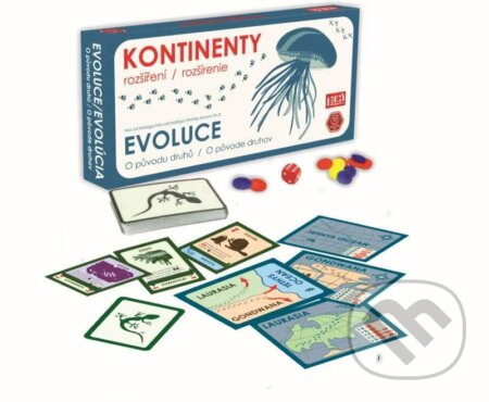 Evoluce-KONTINENTY (rozšíření) - hra z kategorie Vzdělávací hry