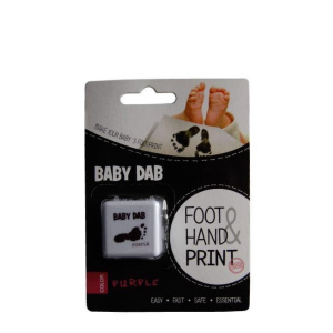 Baby Dab Foot & Hand Print Purple barva na dětské otisky 1 ks
