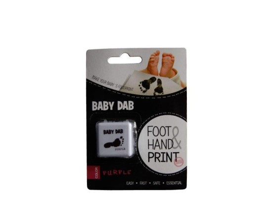 Baby Dab Foot & Hand Print Purple barva na dětské otisky 1 ks