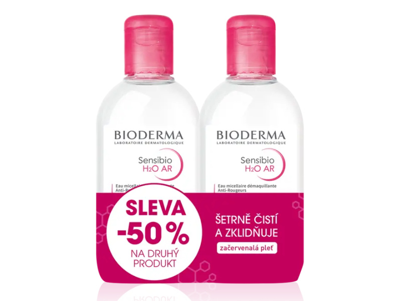 BIODERMA Sensibio Micelární voda Výhodné balení 2x250 ml