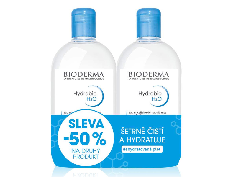 BIODERMA Hydrabio H2O  Micelární voda Výhodné balení  2x500 ml