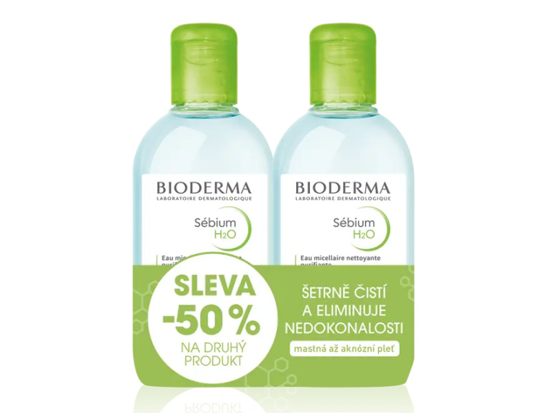 BIODERMA Sébium Micelární voda Výhodné balení 2x250 ml