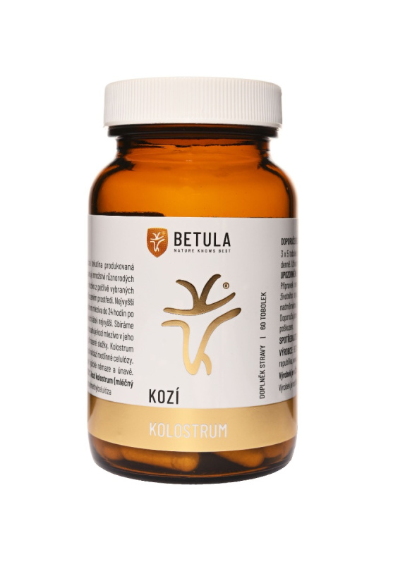 BETULA Kozí kolostrum, 60 tobolek