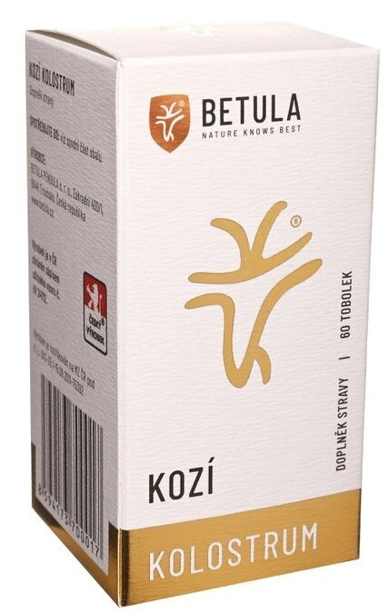 BETULA Kozí kolostrum, 60 tobolek