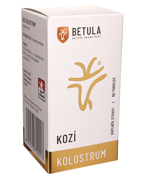 BETULA Kozí kolostrum, 60 tobolek