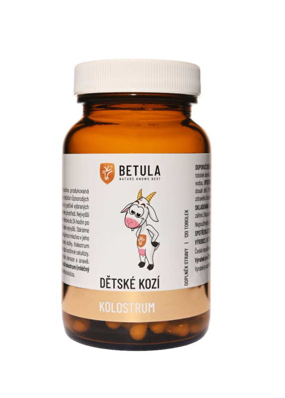 BETULA Dětské kozí kolostrum, 120 tobolek