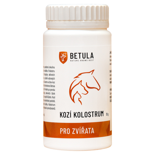 BETULA Kozí kolostrum pro zvířata Varianta: 10 g