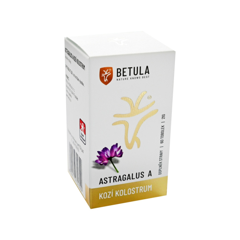 BETULA Astragalus a kozí kolostrum 60 tobolek 21 g