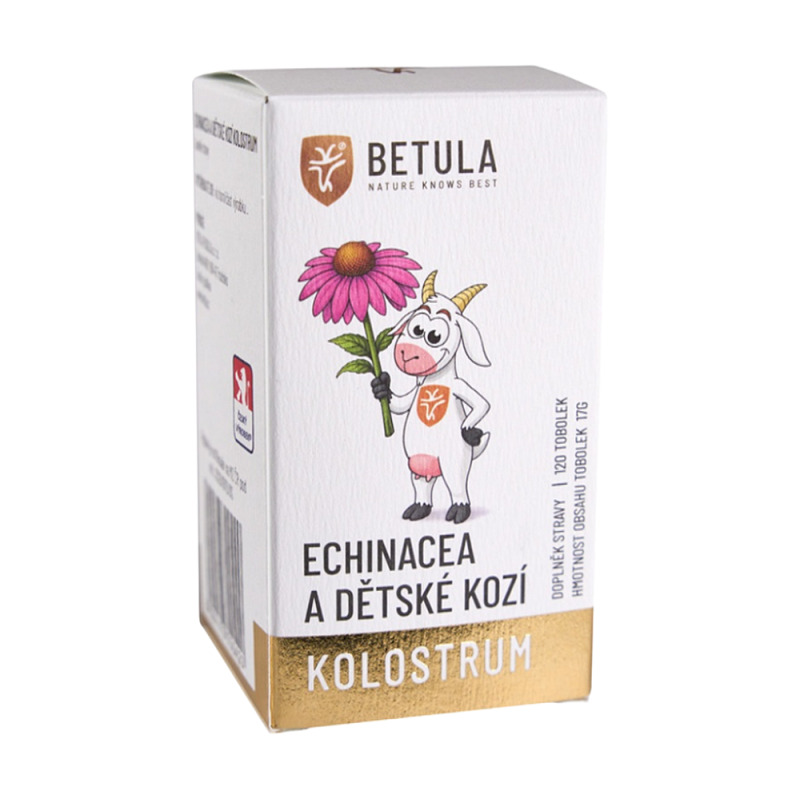 BETULA Echinacea a dětské kozí kolostrum 120 tobolek