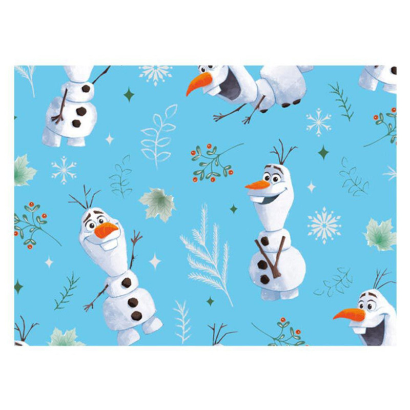 Disney Vánoční dárkový balicí papír 1×0,7 m, Frozen Olaf