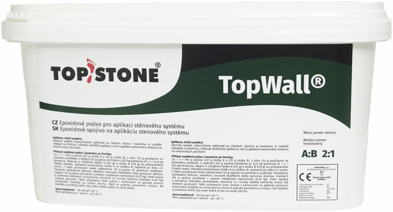 Pojivo dvousložkové TopStone TopWall 2,6 kg