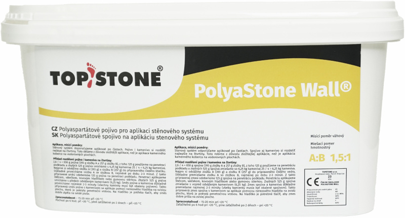 Pojivo dvousložkové TopStone PolyaStone Wall 2,6 kg