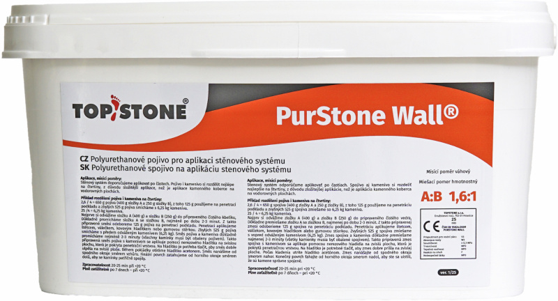 Pojivo na stěnový systém TopStone PurStone Wall 2,6 kg