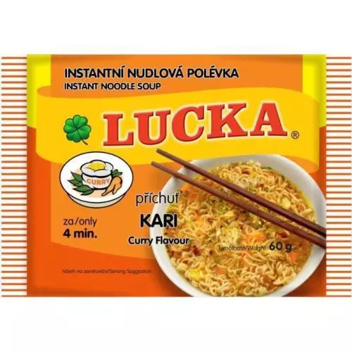 Lucka instantní nudlová polévka 60g kari