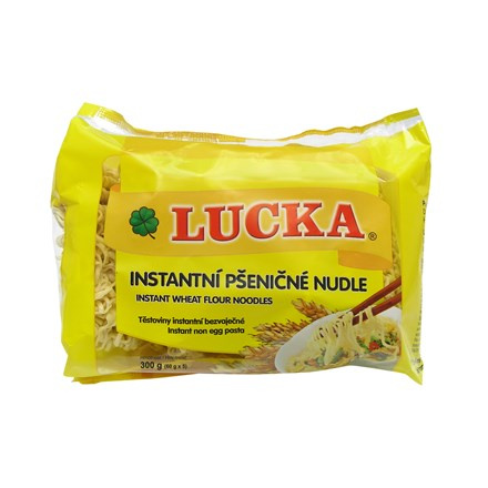 LUCKA Instantní nudle pšeničné bezvaječné 300 g