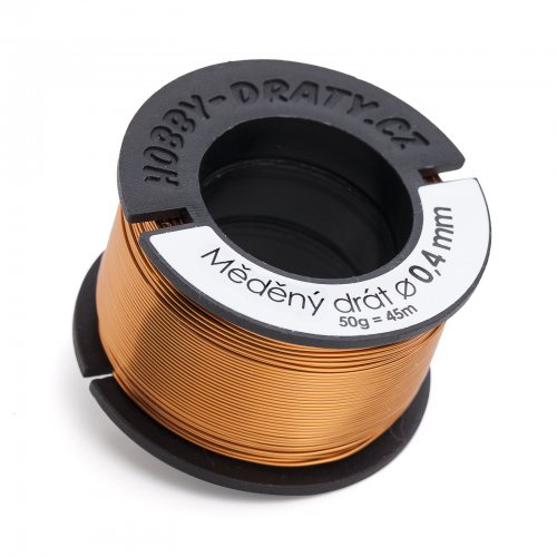 Hobby dráty Měděný drát 0,4/50g