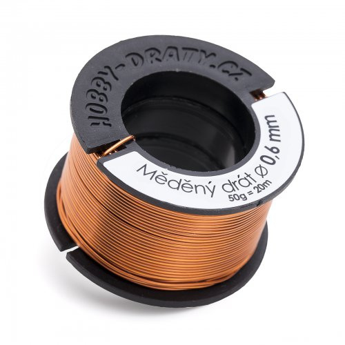 Hobby dráty Měděný drát 0,6/50g