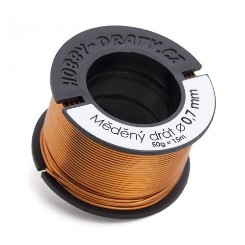 Hobby dráty Měděný drát 0,7/50g