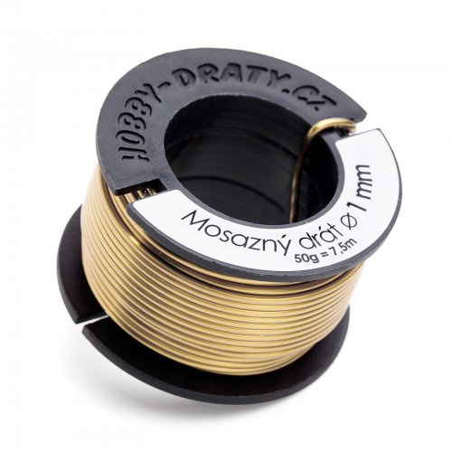 Hobby dráty Mosazný drát 1mm/50g
