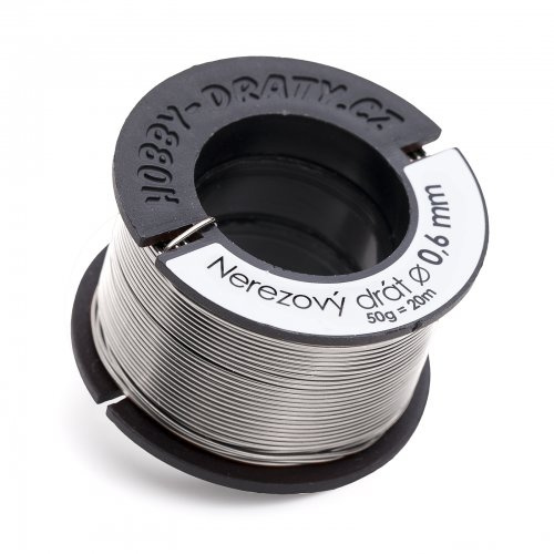 Hobby dráty Nerezový drát 0,6/50g