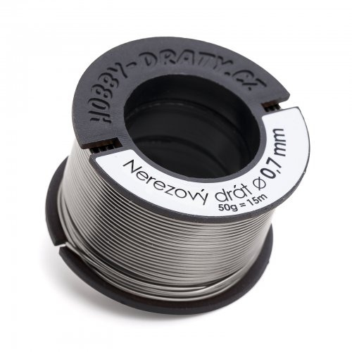 Hobby dráty Nerezový drát 0,7/50g