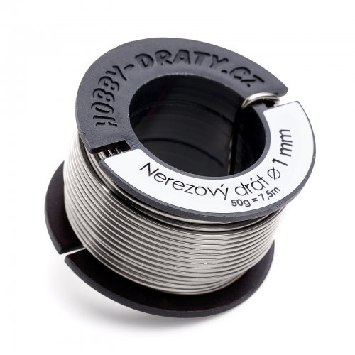 Hobby dráty Nerezový drát 1mm/50g