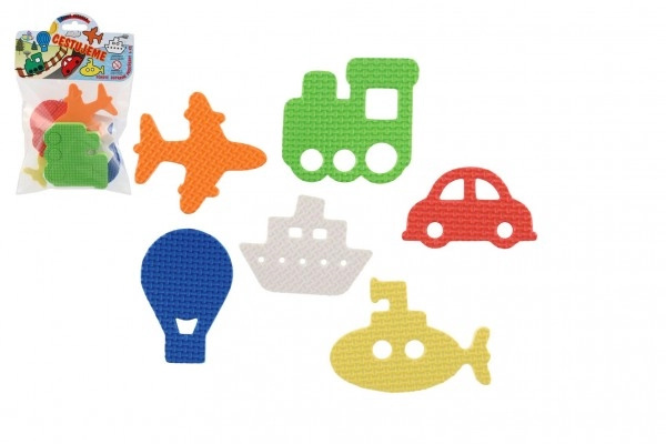 Teddies Vodolepky Pěnové dílky cestujeme