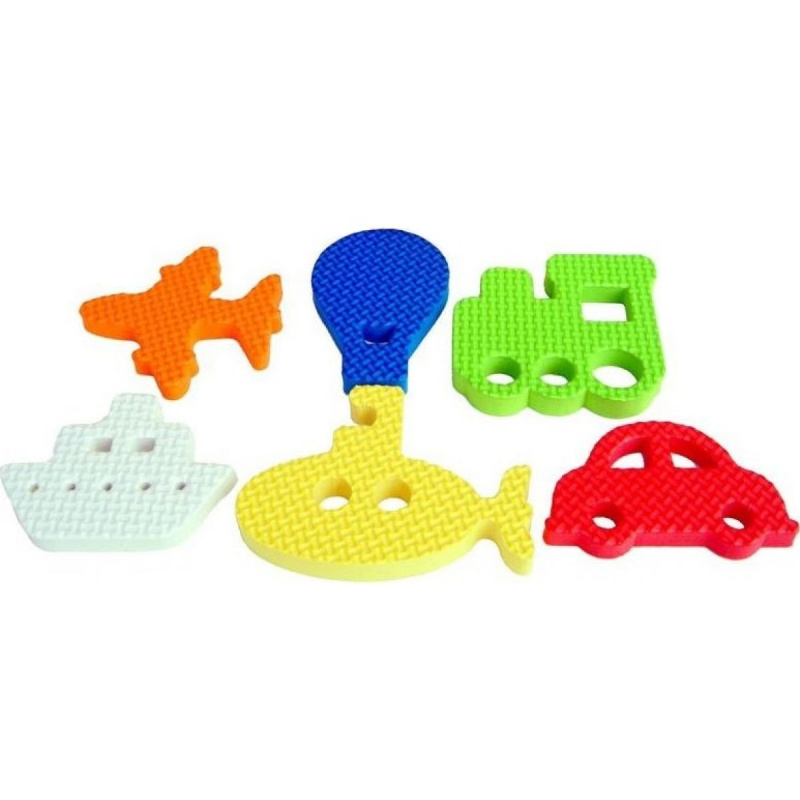 Teddies Vodolepky Pěnové dílky cestujeme