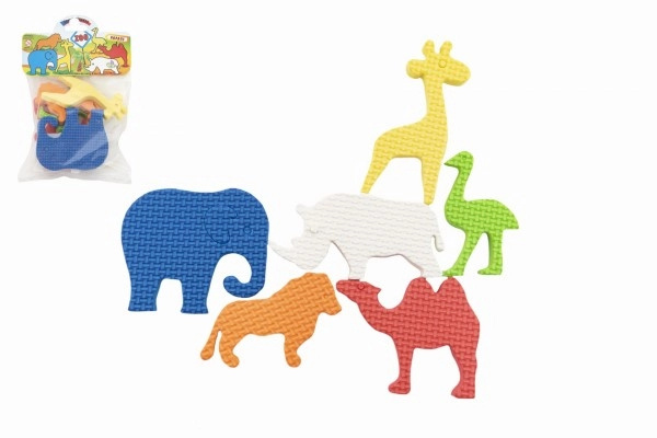 Vodolepky Pěnové dílky ZOO Safari 6ks