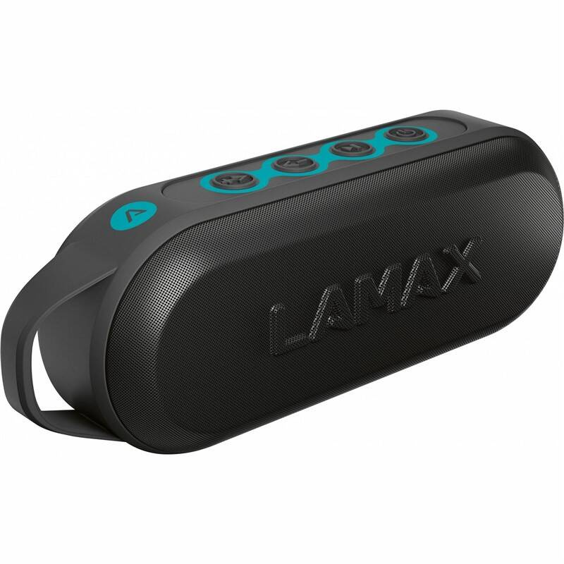 Přenosný reproduktor LAMAX Street2 / 15 W / Bluetooth 5.0 / výdrž 22 hod. / černá/tyrkysová Varianta: ivi1