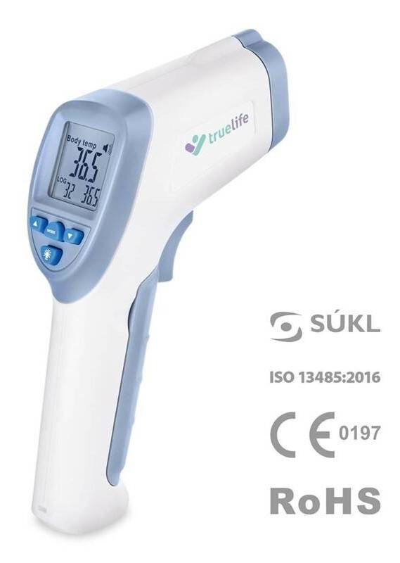 TrueLife Bezkontaktní teploměr CARE Q7 blue
