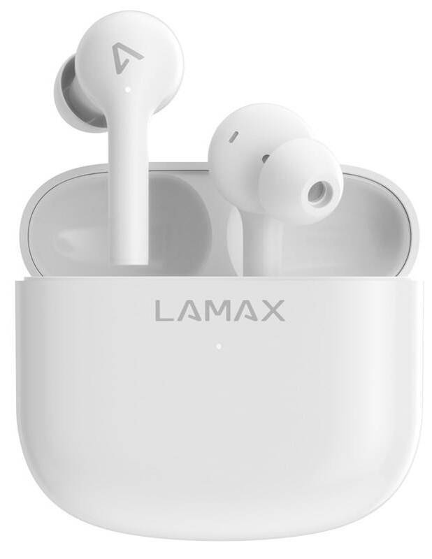 Bezdrátová sluchátka LAMAX Trims1 / 20-20000 Hz / Bluetooth 5.0 / USB-C / bílá Varianta: ivi1