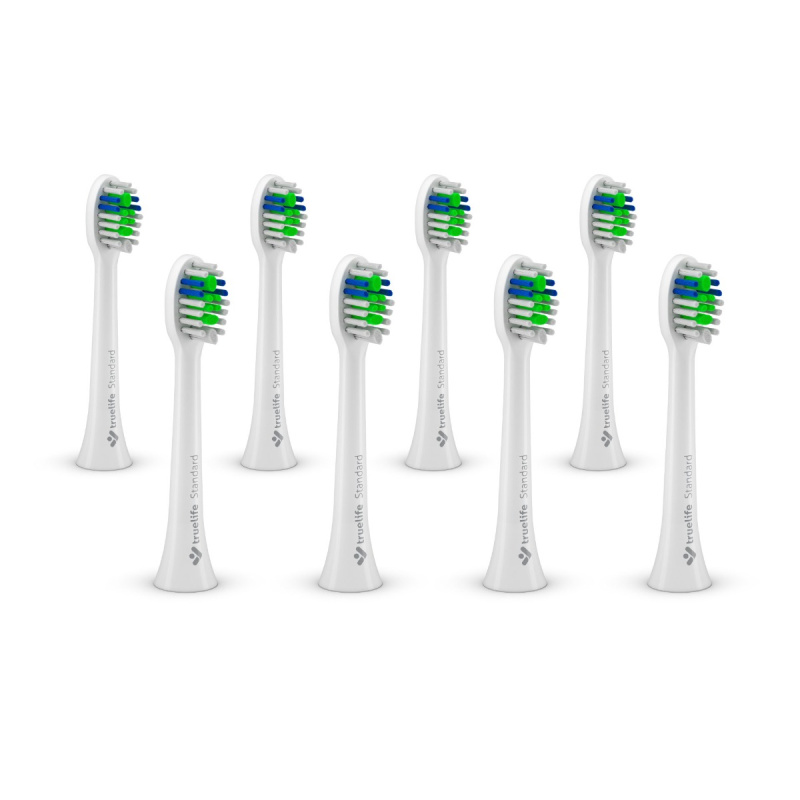 TrueLife SonicBrush Compact White Standard náhradní hlavice pro zubní kartáček TrueLife SonicBrush Compact-series White 8 ks