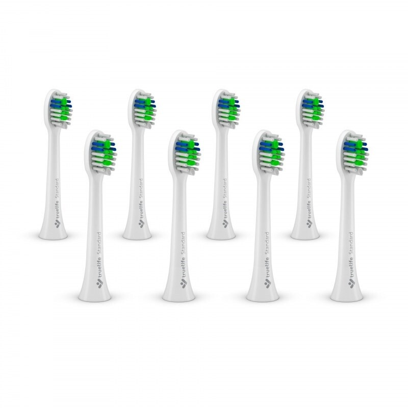 TrueLife SonicBrush Compact White Standard náhradní hlavice pro zubní kartáček TrueLife SonicBrush Compact-series White 8 ks
