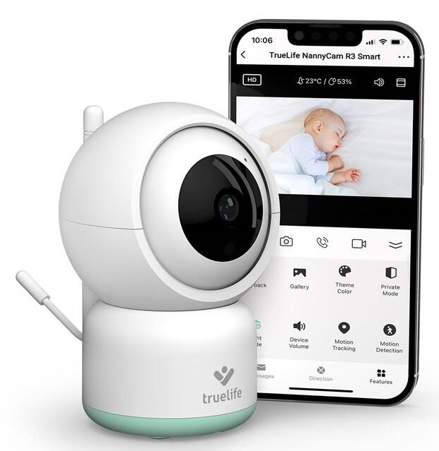 Smart rotační chůvička TrueLife NannyCam R3 Smart