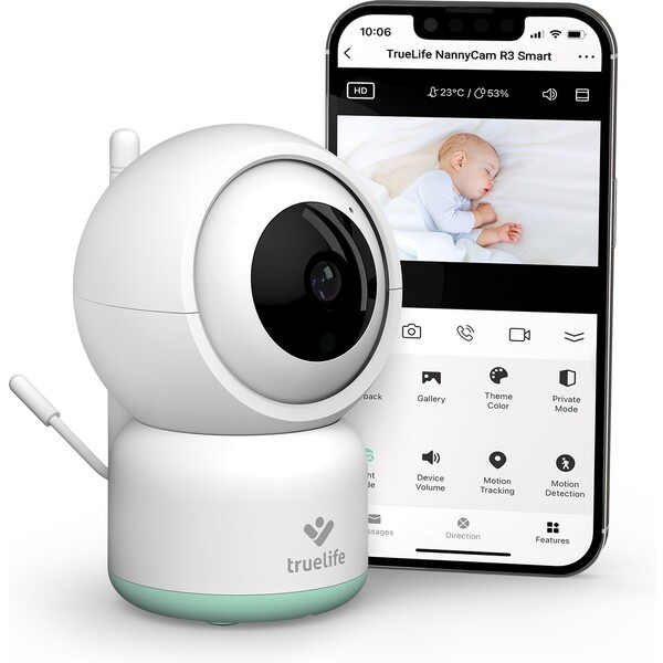 Smart rotační chůvička TrueLife NannyCam R3 Smart