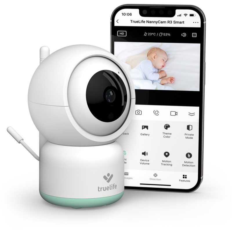 Smart rotační chůvička TrueLife NannyCam R3 Smart
