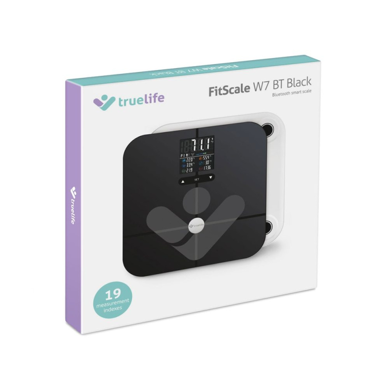 TrueLife FitScale W7 BT Black- váha
