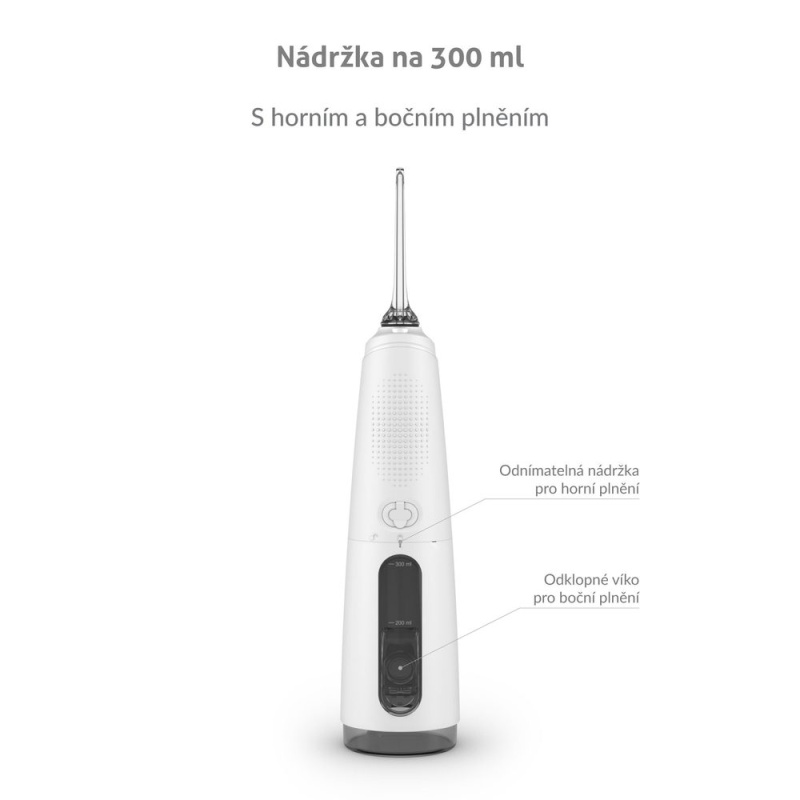 TrueLife AquaFloss Compact C300 White Bílá