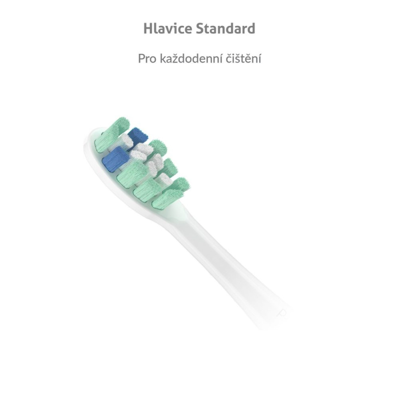 TRUELIFE SonicBrush Clean náhradní hlavice standard bílá 2 kusy