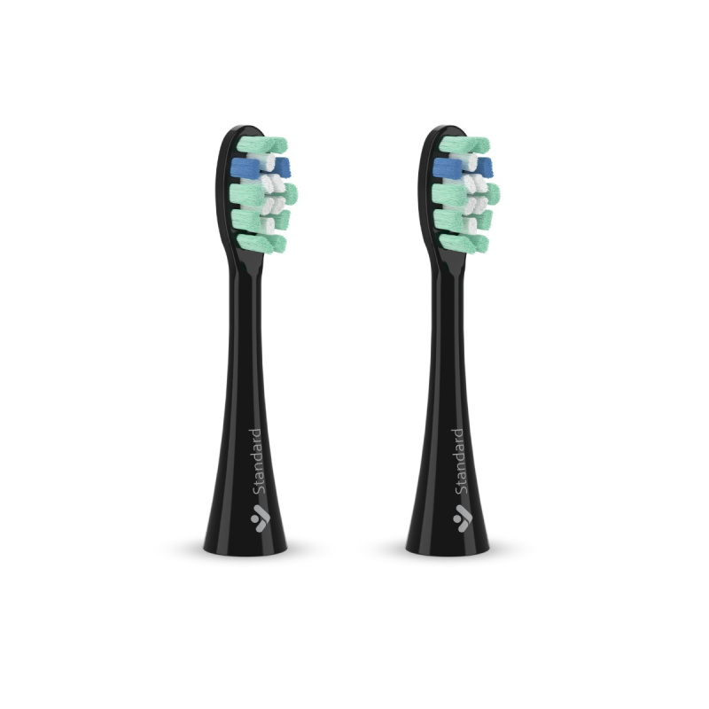 TRUELIFE SonicBrush Clean náhradní hlavice standard černá 2 kusy