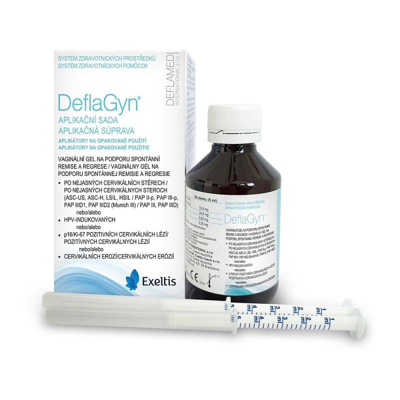 EXELTIS DeflaGyn aplikační sada 2 aplikátory + gel 150 g